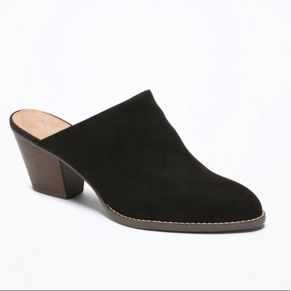 Old navy black mules